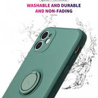 Husă Samsung Galaxy A20e, silicon cu inel, verde