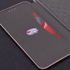 Husă Samsung Galaxy A20e, tip carte, roz-auriu