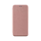 Husă Samsung Galaxy A21s, tip carte, roz-auriu