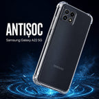 Husă Samsung Galaxy A22 5G, antișoc, transparent