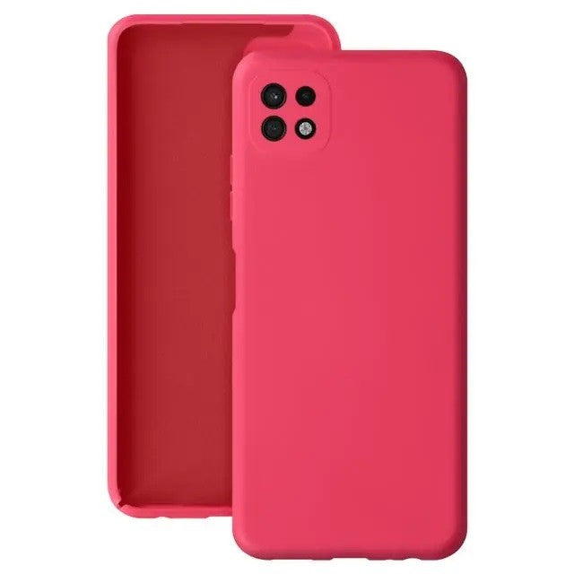 Husă Samsung Galaxy A22 5G, silicon, fuchsia