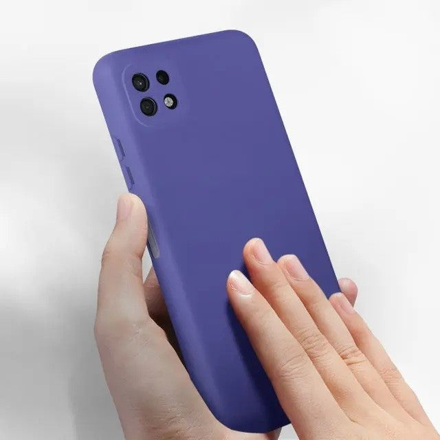 Husă Samsung Galaxy A22 5G, silicon, mov