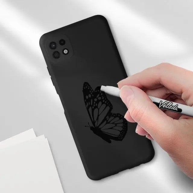 Husă Samsung Galaxy A22 5G, silicon, negru