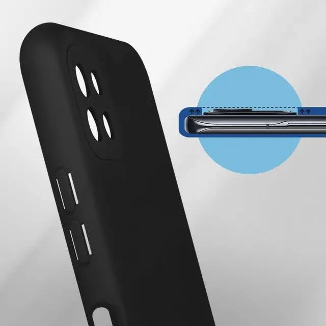 Husă Samsung Galaxy A22 5G, silicon, negru