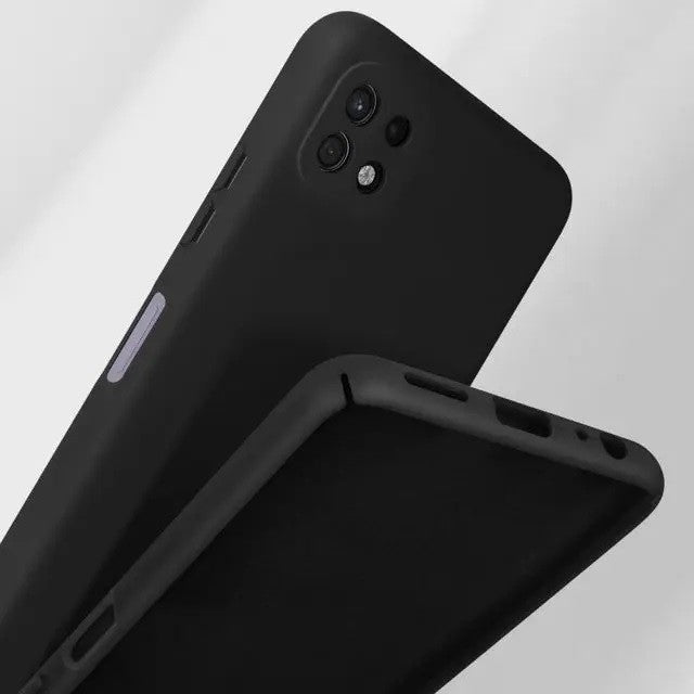 Husă Samsung Galaxy A22 5G, silicon, negru