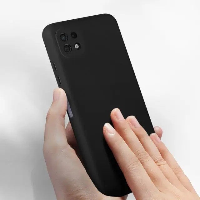 Husă Samsung Galaxy A22 5G, silicon, negru