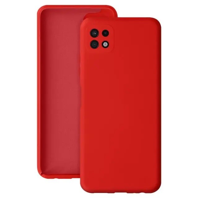 Husă Samsung Galaxy A22 5G, silicon, roșu