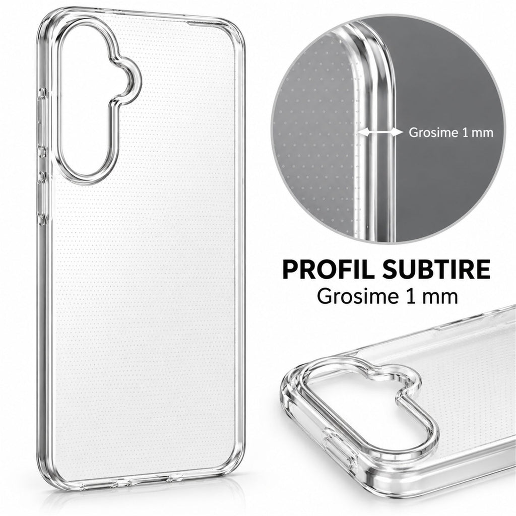 Husă Samsung Galaxy A25, transparentă, transparent