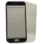 Husă Samsung Galaxy A3 2017, 360°, din TPU transparent, transparent cu margini negre