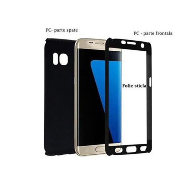 Husă Samsung Galaxy A3 2017, 360°, negru