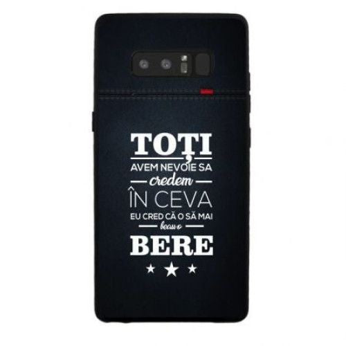 Husă Samsung Galaxy A3 2017, cu imprimeu și mesaj, mesaj bere