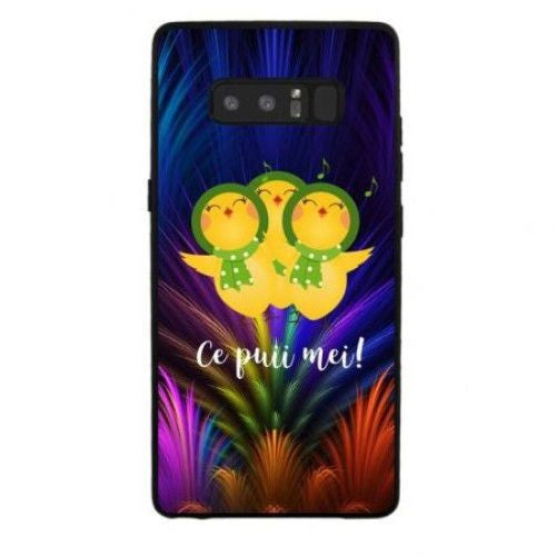 Husă Samsung Galaxy A3 2017, cu imprimeu și mesaj, mesaj pui