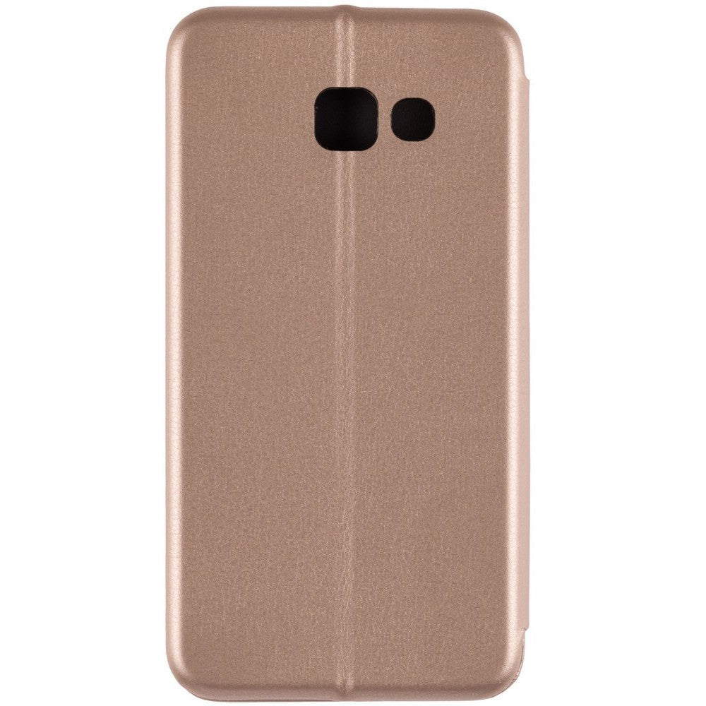 Husă Samsung Galaxy A3 2017, tip carte, auriu