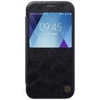 Husă Samsung Galaxy A3 2017, tip carte, din piele ecologică, negru