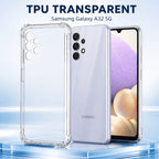 Husă Samsung Galaxy A32 5G, antișoc, transparent