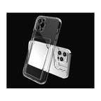 Husă Samsung Galaxy A32 5G, cu buzunar pentru card, transparent