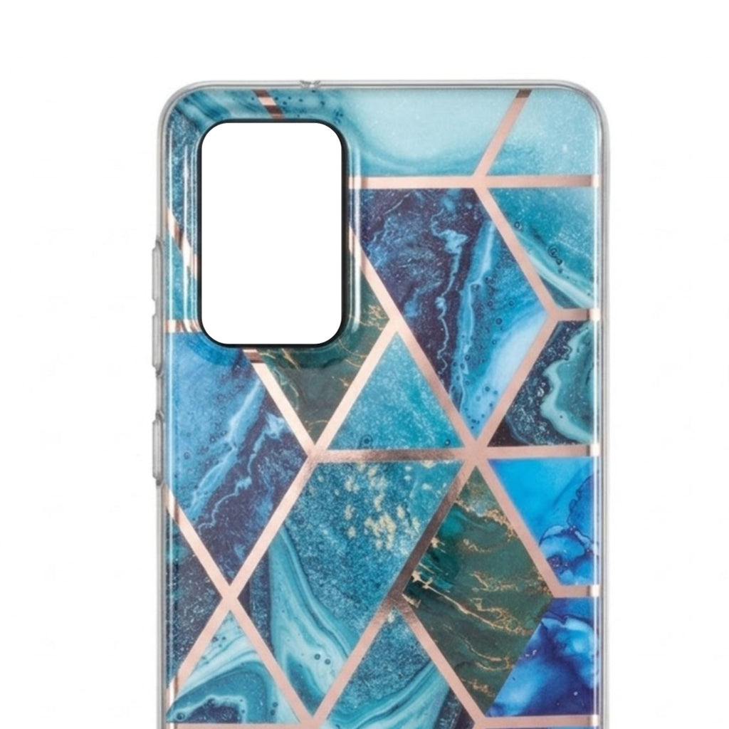Husă Samsung Galaxy A32 5G, marmorată, albastru