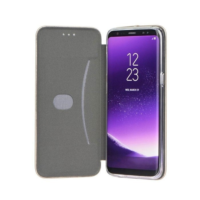 Husă Samsung Galaxy A32 5G, tip carte, roz-auriu