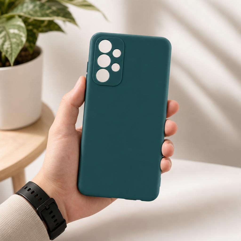 Husă Samsung Galaxy A33 5G, silicon, verde închis