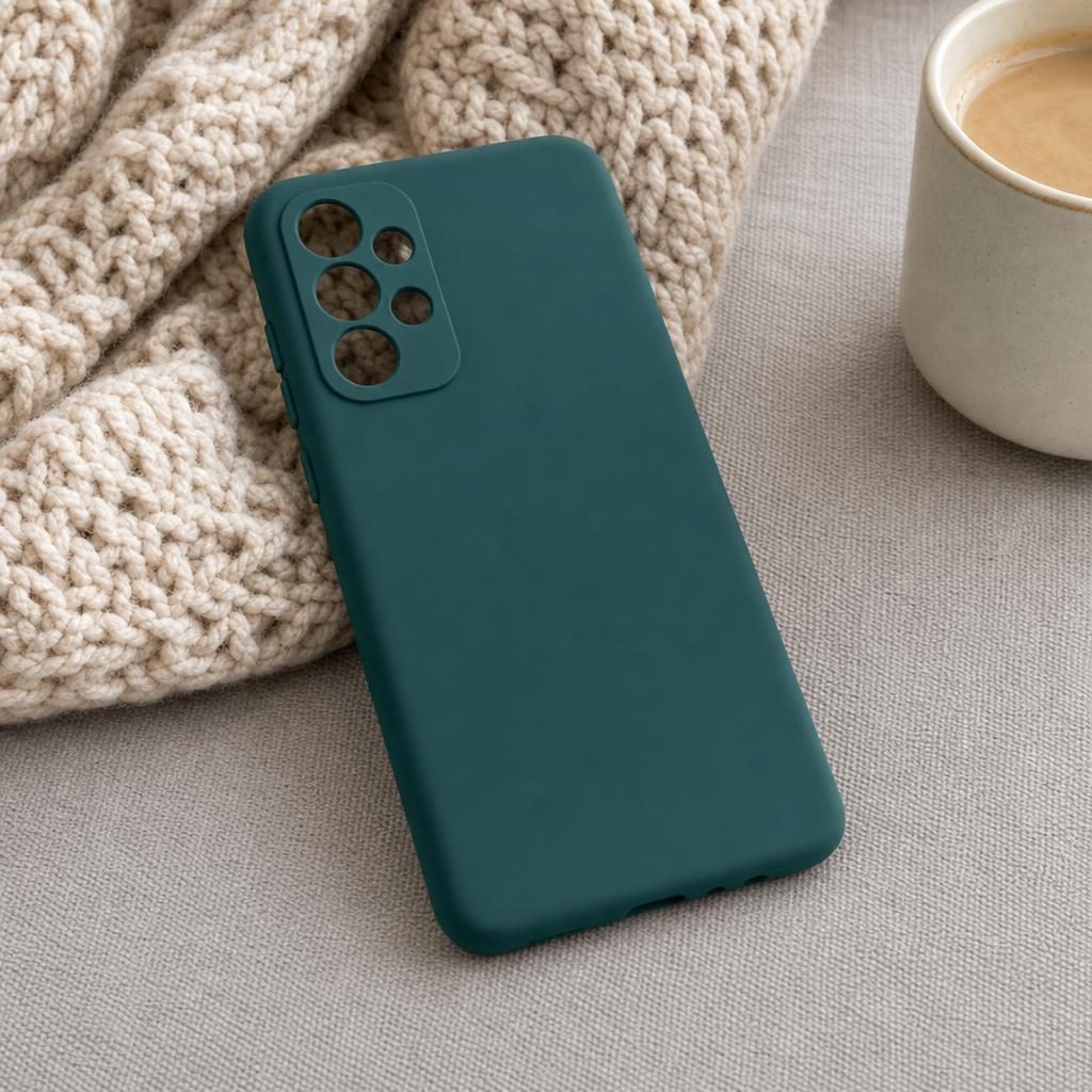 Husă Samsung Galaxy A33 5G, silicon, verde închis
