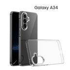 Husă Samsung Galaxy A34, transparentă, transparent