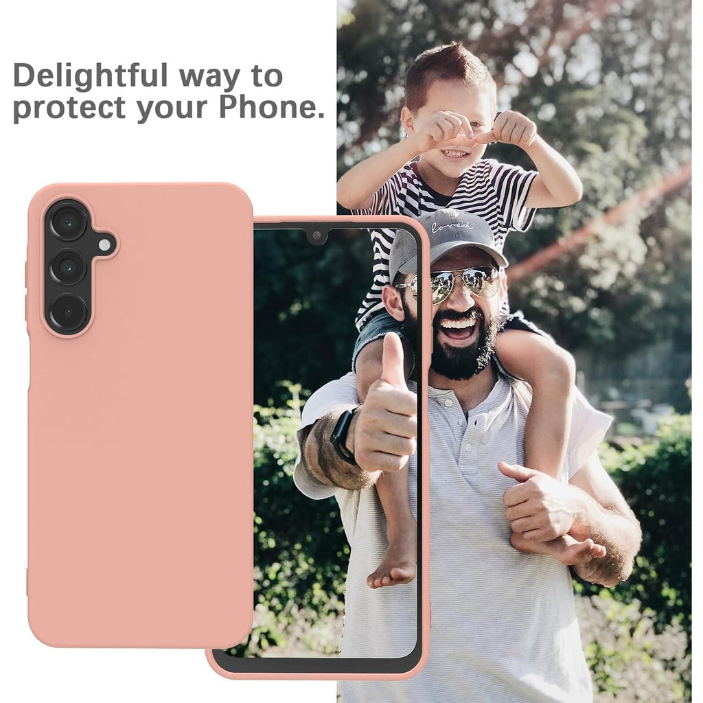 Husă Samsung Galaxy A35, mată, roz