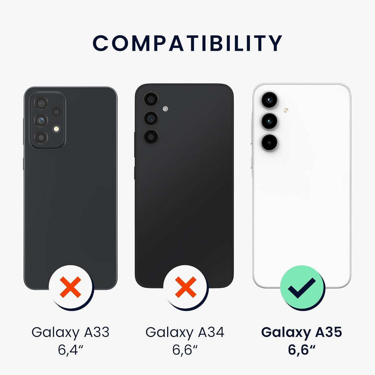 Husă Samsung Galaxy A35, mată, verde