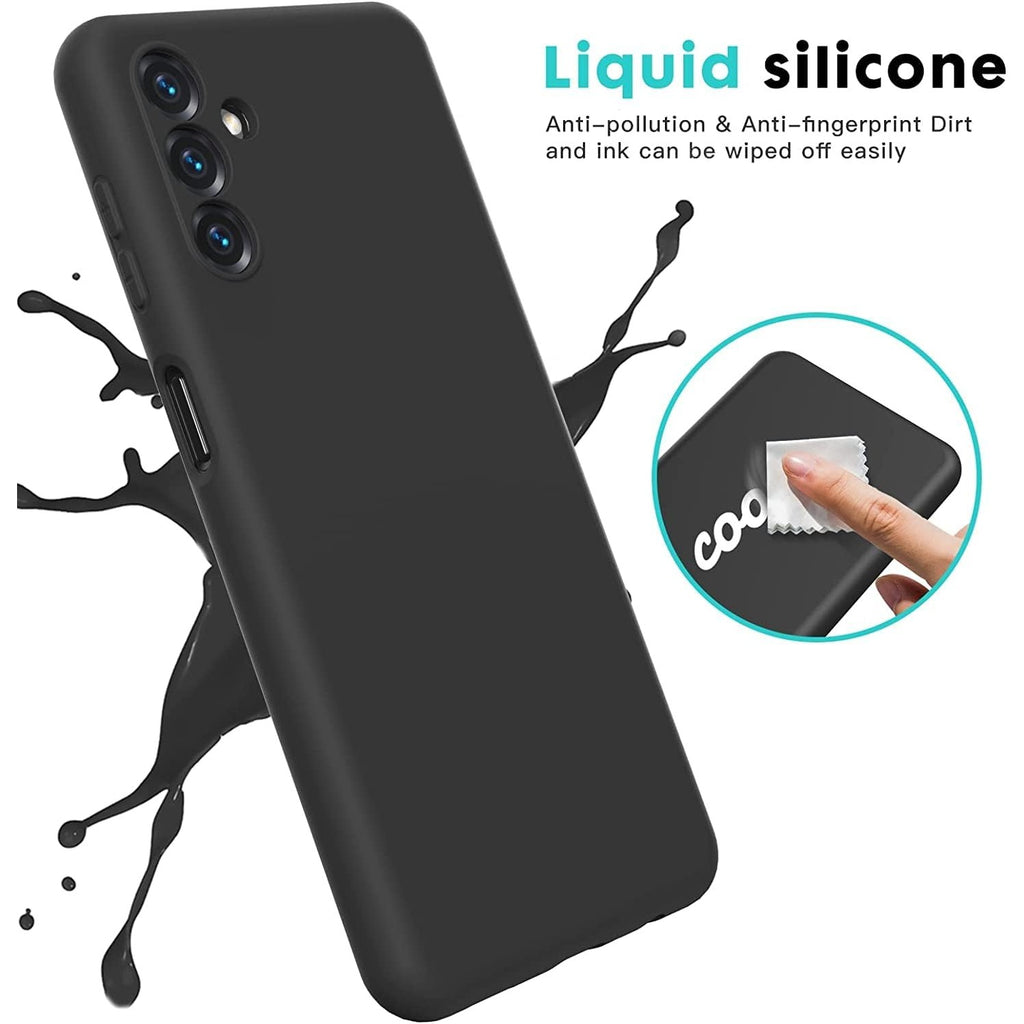 Husă Samsung Galaxy A35, silicon, negru