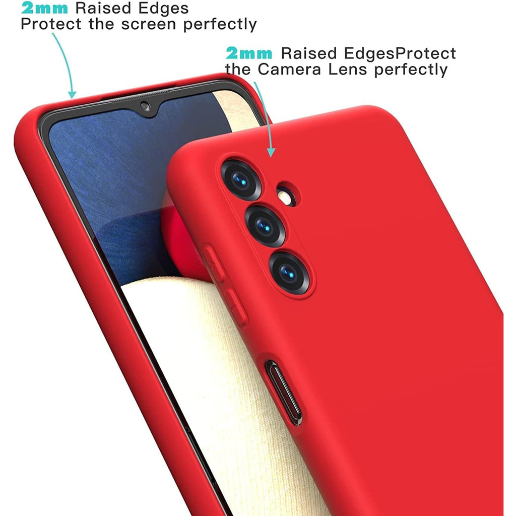 Husă Samsung Galaxy A35, silicon, roșu