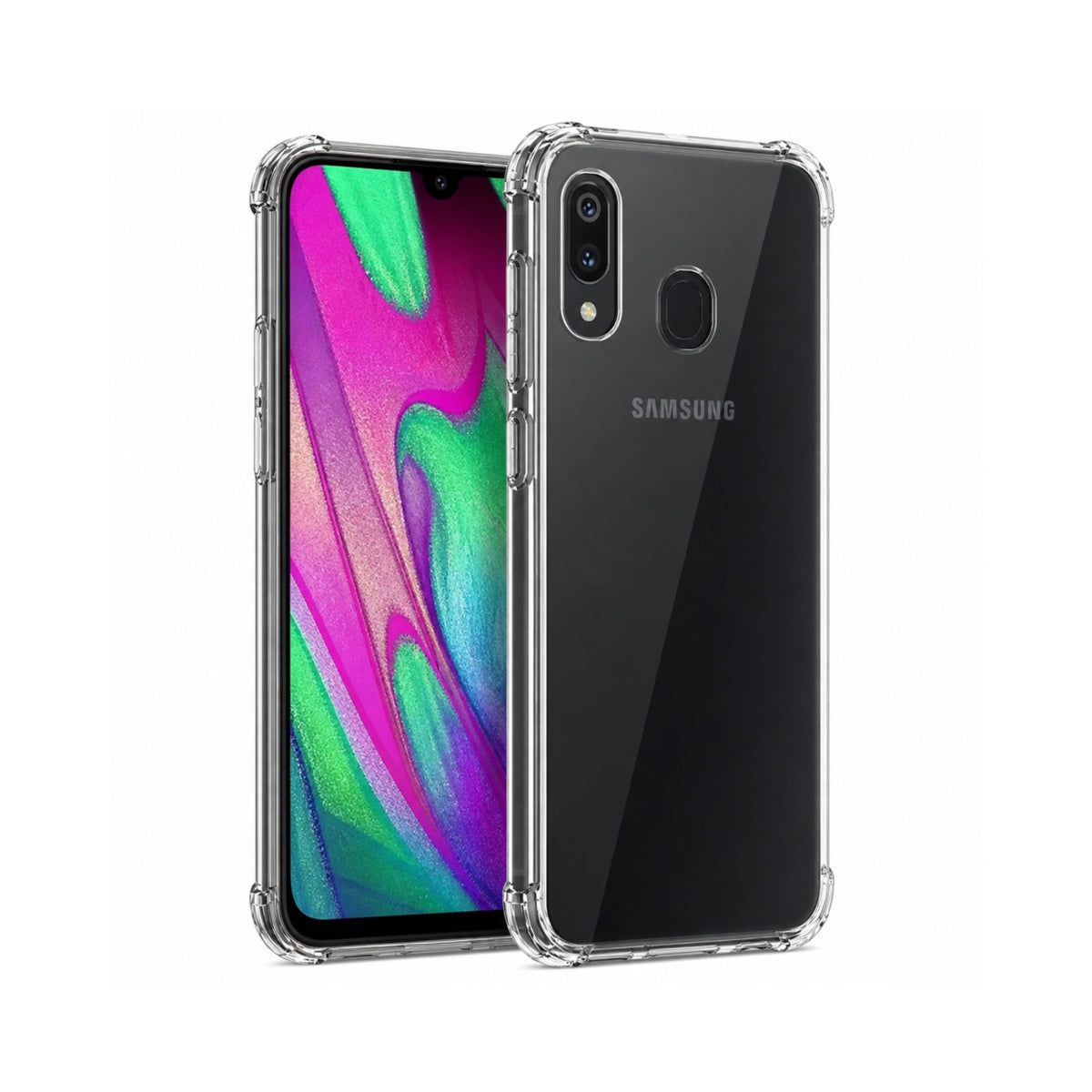Husă Samsung Galaxy A40, antișoc, transparent