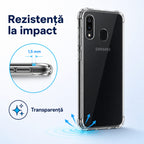 Husă Samsung Galaxy A40, antișoc, transparent