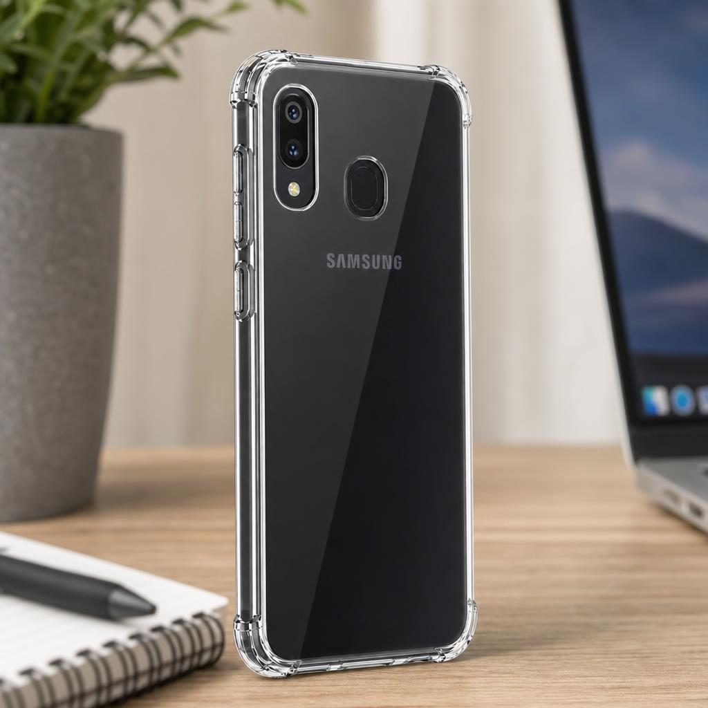 Husă Samsung Galaxy A40, antișoc, transparent