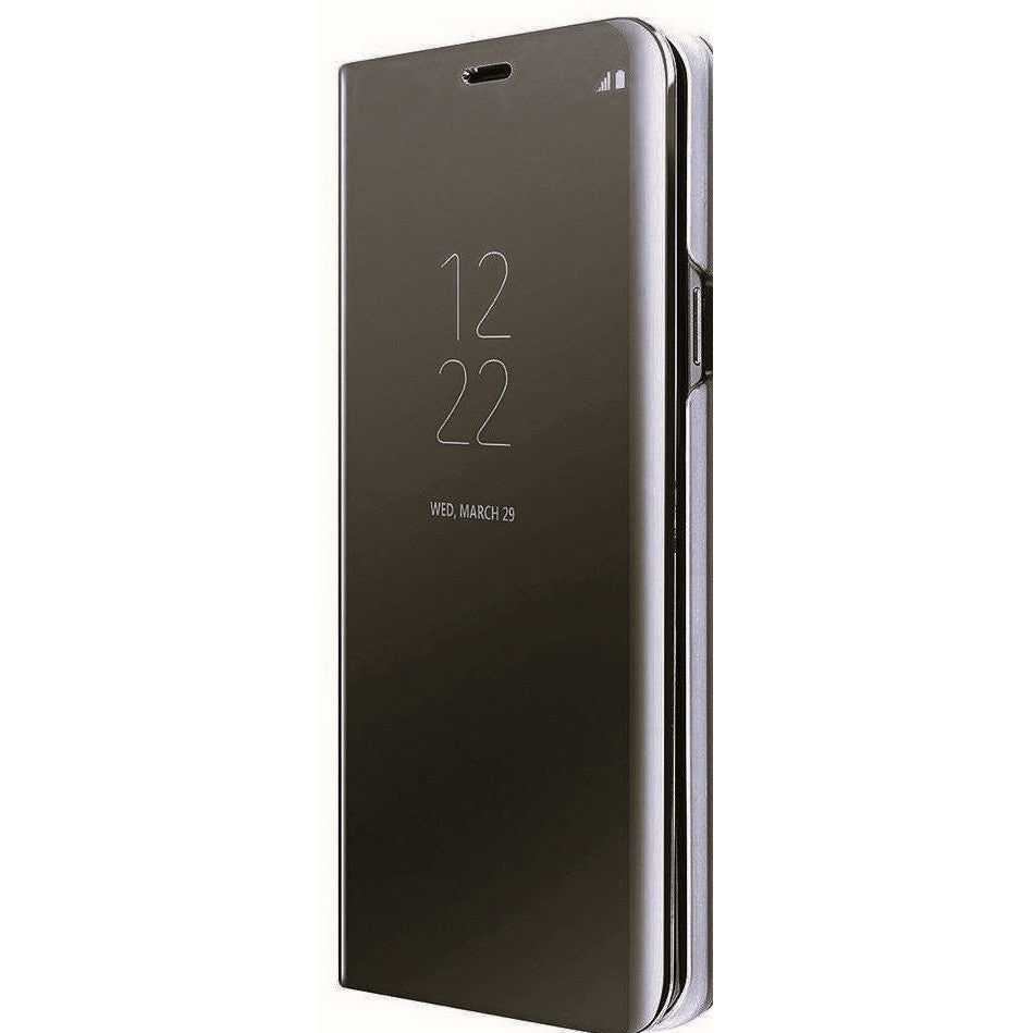 Husă Samsung Galaxy A40, tip carte cu oglindă, negru