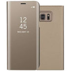 Husă Samsung Galaxy A40, tip carte cu oglindă, negru