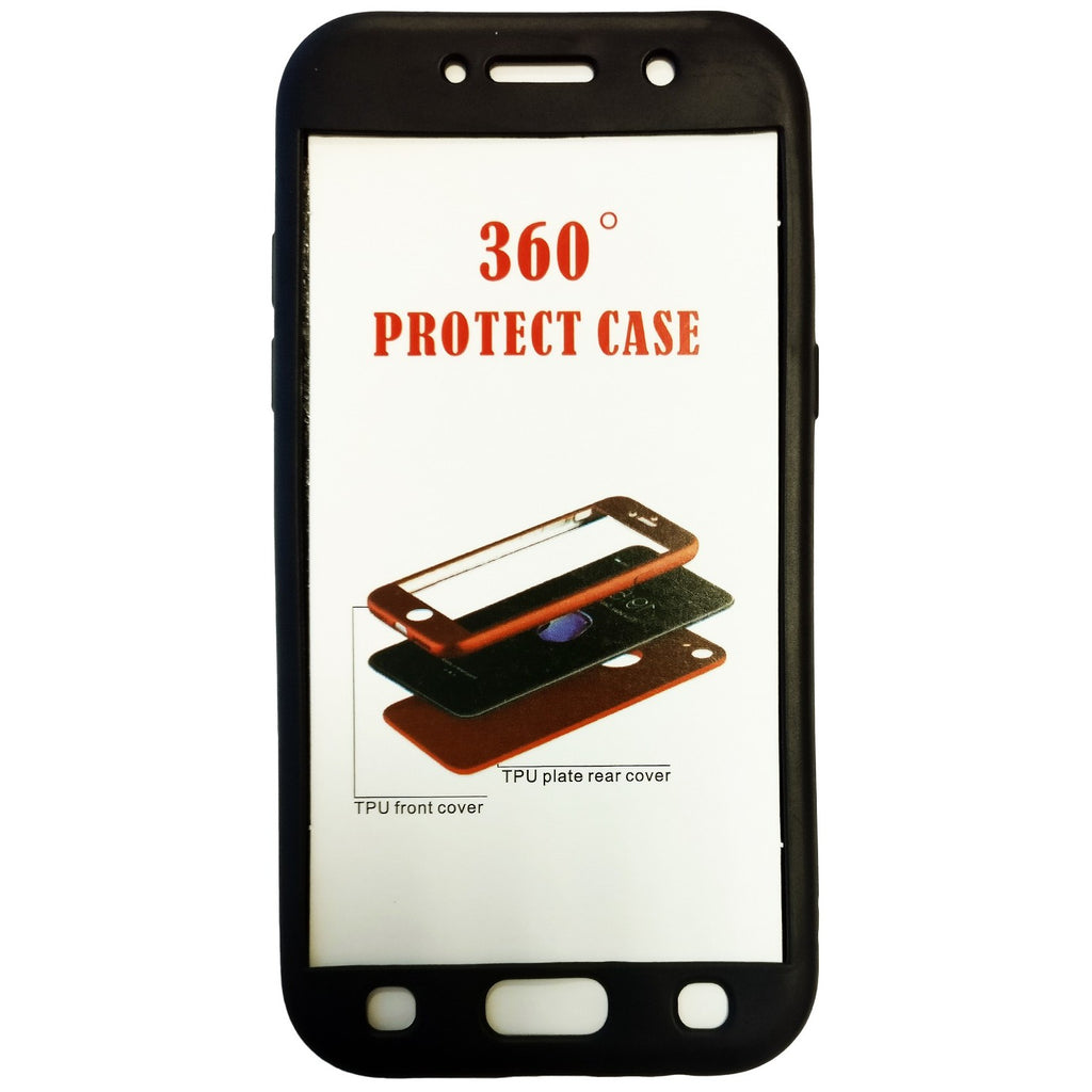 Husă Samsung Galaxy A5 2017, silicon 360°, negru