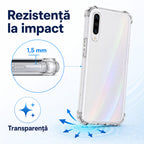 Husă Samsung Galaxy A50, antișoc, transparent