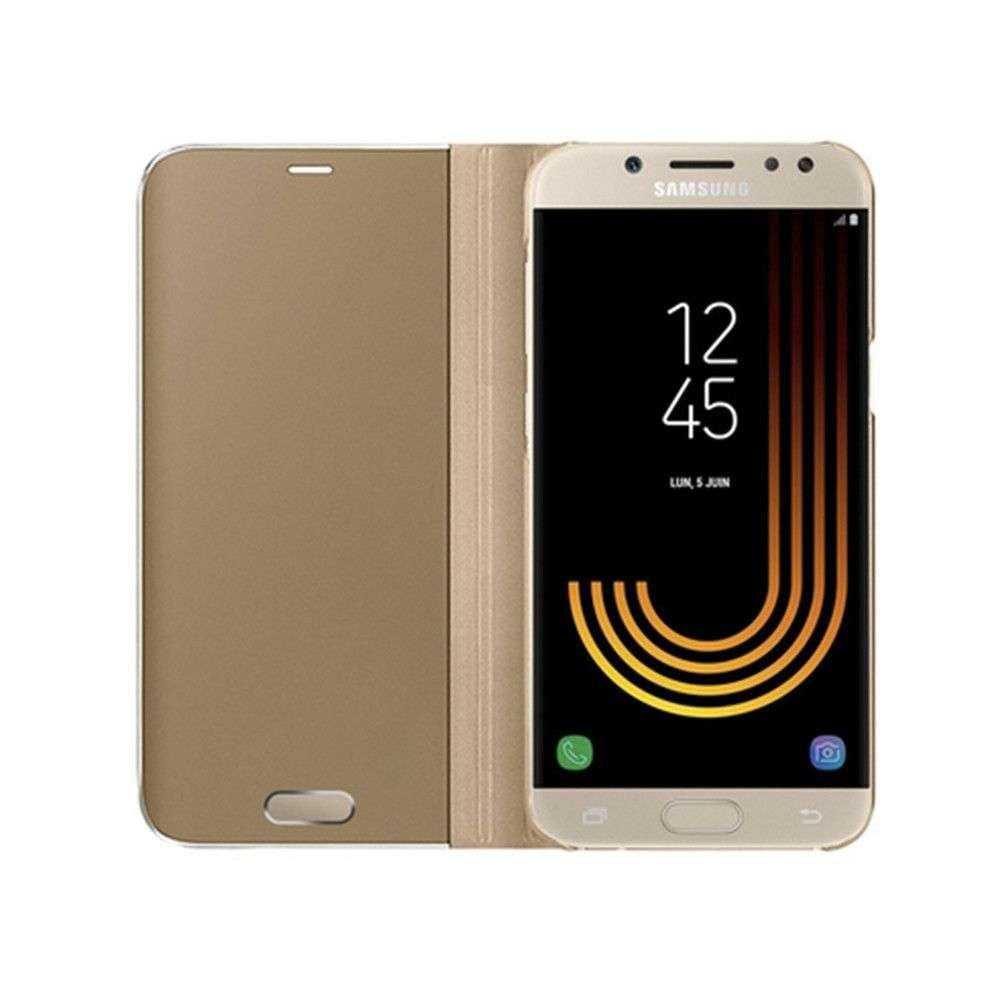 Husă Samsung Galaxy A50, tip carte cu oglindă, auriu