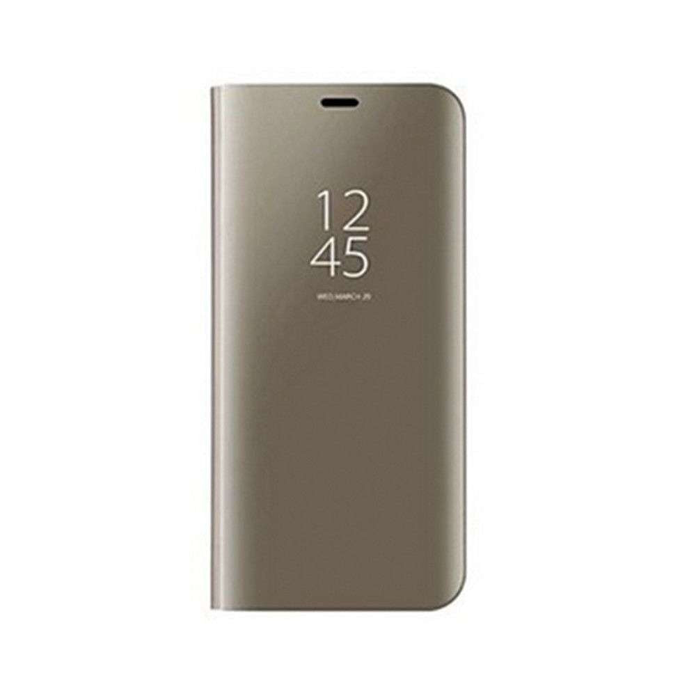 Husă Samsung Galaxy A50, tip carte cu oglindă, auriu
