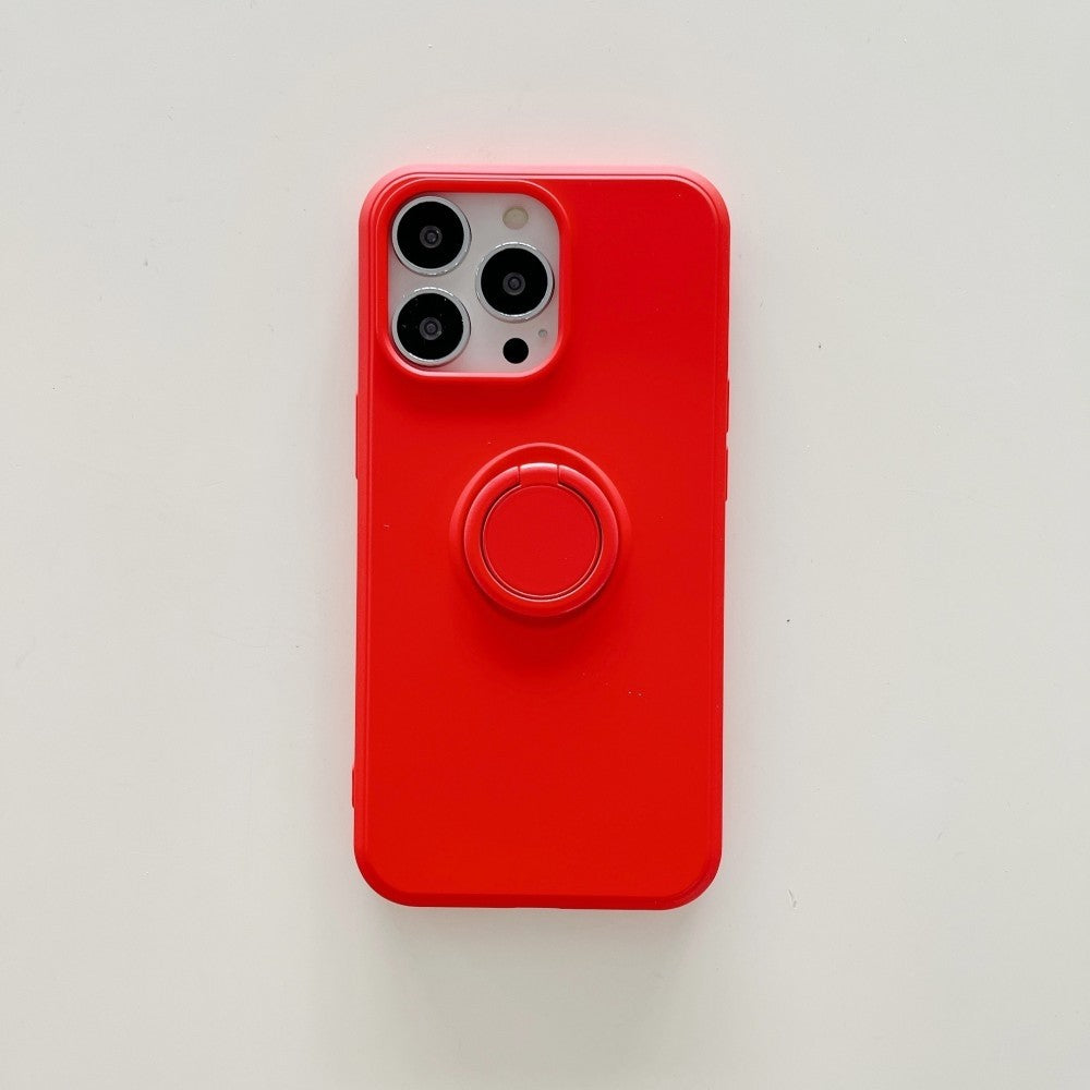 Husă Samsung Galaxy A51, silicon cu inel, roșu
