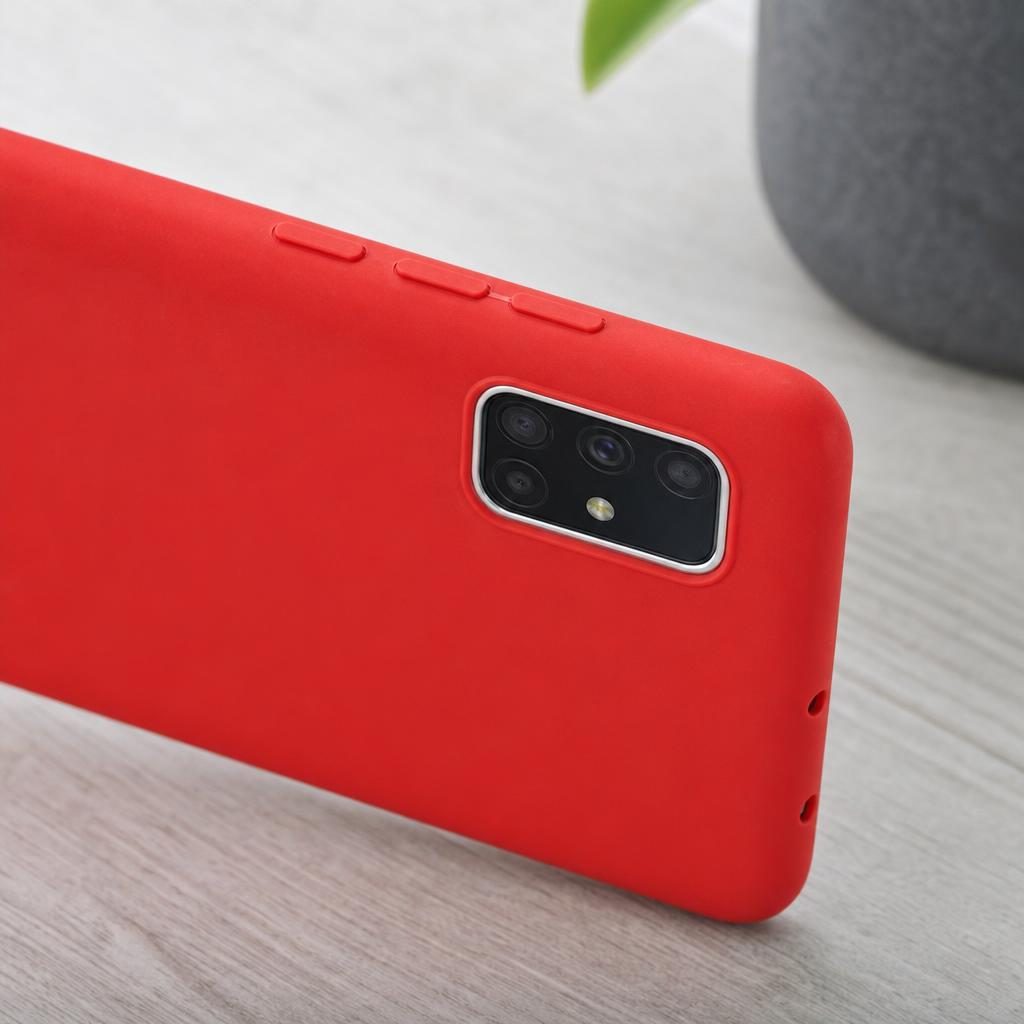 Husă Samsung Galaxy A51, silicon, roșu