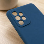 Husă Samsung Galaxy A52 / A52 5G, silicon, navy blue
