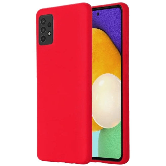 Husă Samsung Galaxy A52 / A52 5G, silicon, roșu