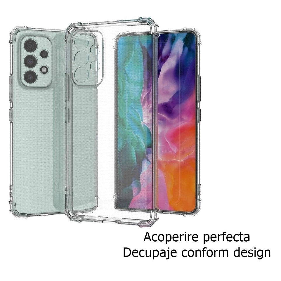 Husă Samsung Galaxy A53 5G, antișoc, transparent