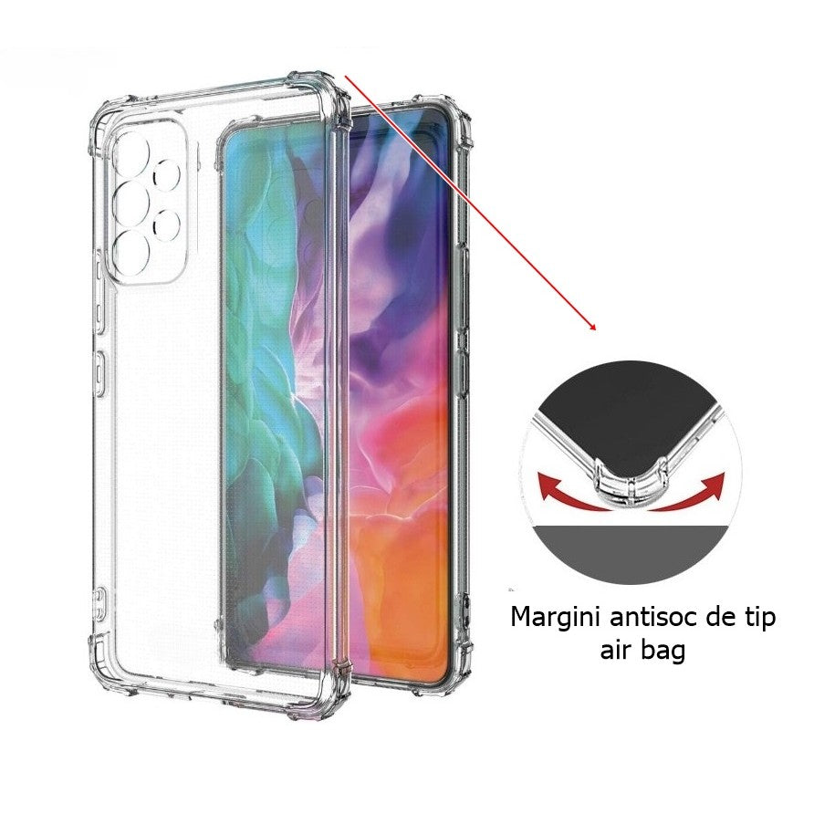 Husă Samsung Galaxy A53 5G, antișoc, transparent