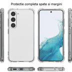 Husă Samsung Galaxy A55, antișoc, transparent