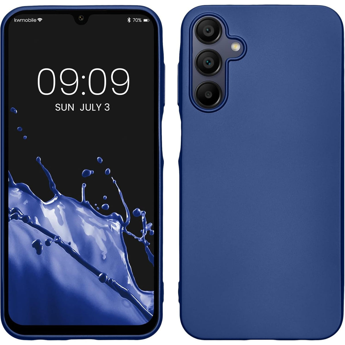 Husă Samsung Galaxy A55, mată, albastru