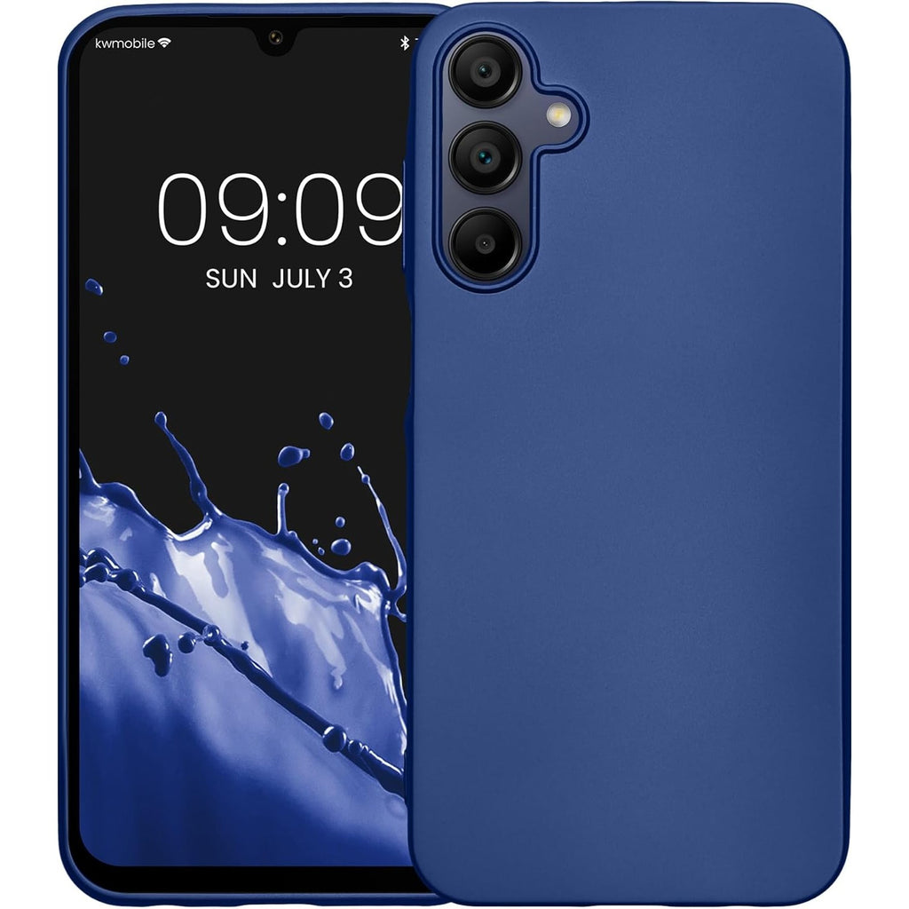 Husă Samsung Galaxy A55, mată, albastru