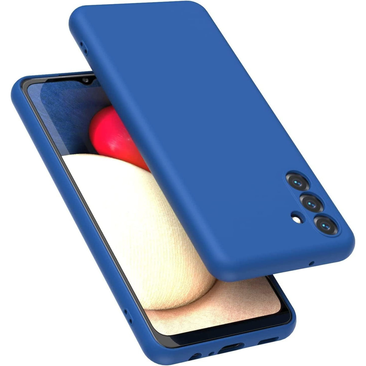 Husă Samsung Galaxy A55, silicon, albastru