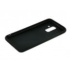 Husă Samsung Galaxy A6 Plus, cu spate din sticlă în degrade, albastru