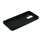 Husă Samsung Galaxy A6 Plus, cu spate din sticlă în degrade, albastru